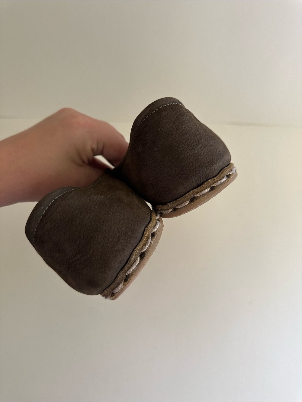 Sabah handmade slip-on Brown Suede Leather Shoes - Picture 6 of 9